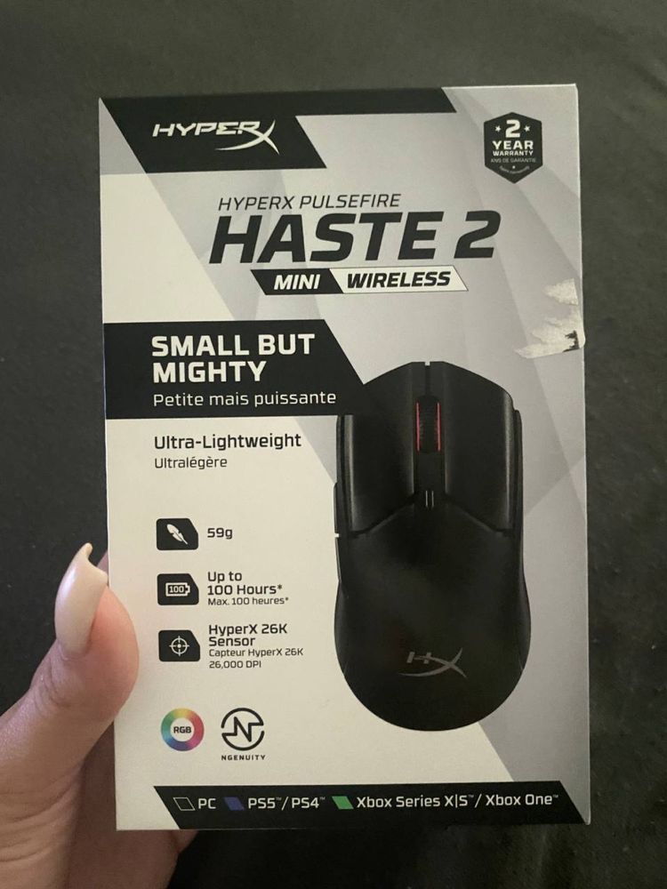 Беспроводная игровая мышь HyperX Pulsefire Haste 2 Wireless