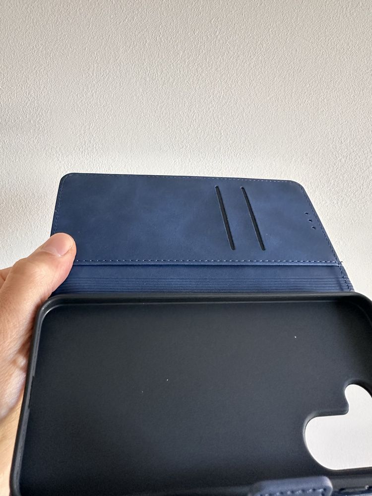 Etui Zamykane granatowe do SAMSUNG GALAXY A56 5G