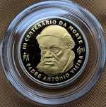 Ouro + Prata  Proof (Lamelar) – 500$00 – Padre António Vieira – 1997
