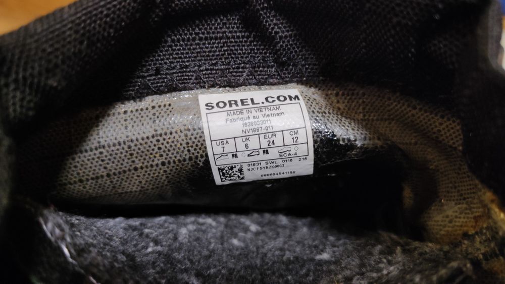 Buty zimowe, śniegowce Sorel r. 24 EU