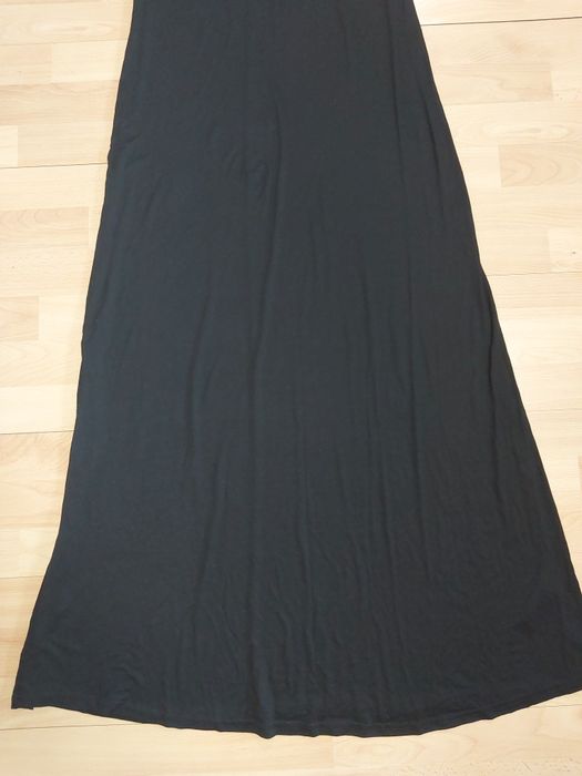 Nowa sukienka maxi lato r 36 38 S M czarna wiskoza  wygodna
