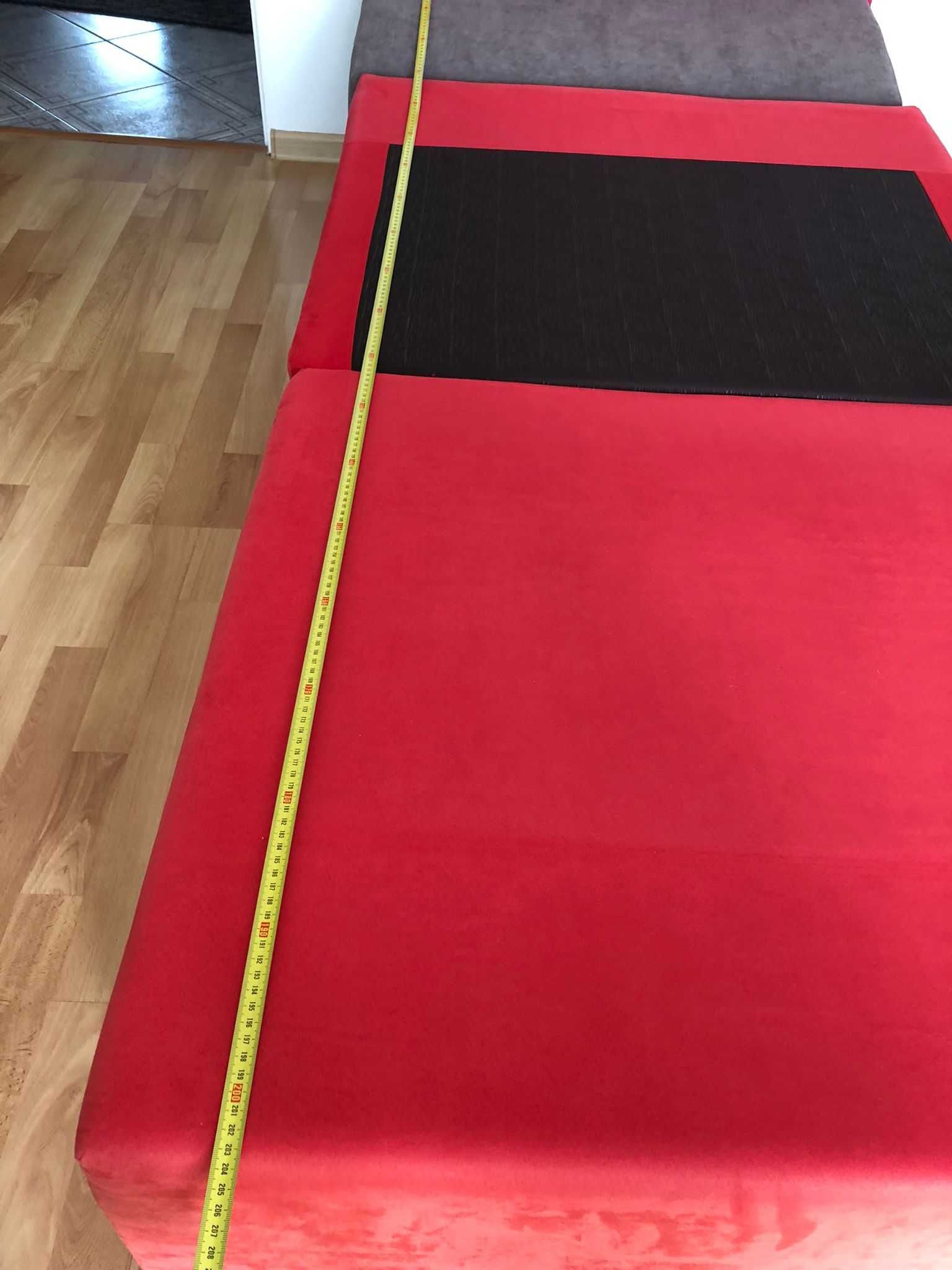 Łózko jednoosobowe 205 cm x 91 cm z pojemnikiem na pościel