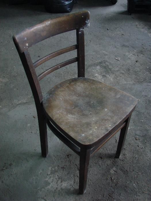 Krzesło drewniane PRL - vintage