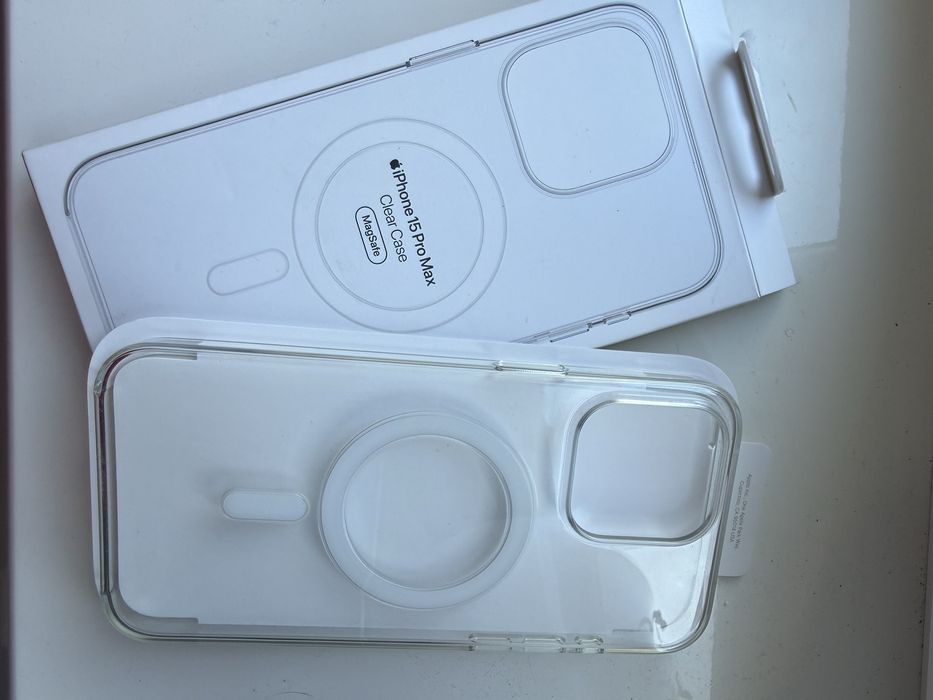 Чехол для Apple iPhone15 pro Max Clear Case з MagSafe оригінал
