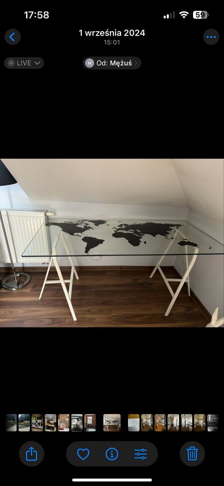 Sprzedam  biurko używane Ikea