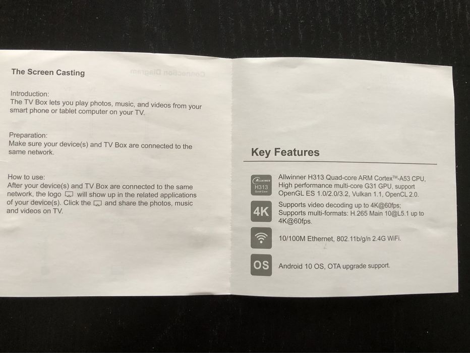 Tv Box X96Q Allwinner H313