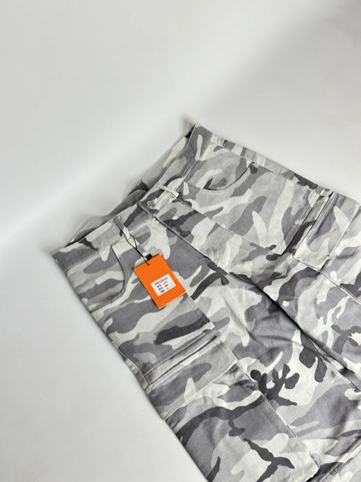 Белые камо штаны арктик arctic штани Л М camo pants baggy cargo карго