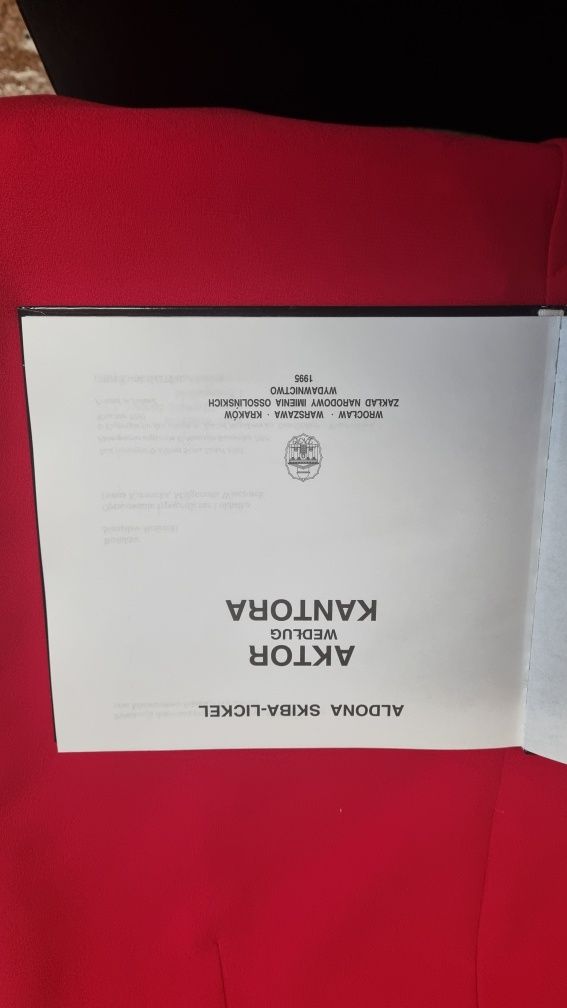 Aktor według  Kantora.