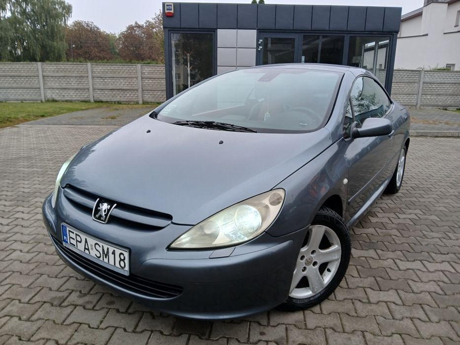 Peugeot 307 CC kabriolet 2.0 dach SPRAWNY SKORA KLIMA OC ROK LED