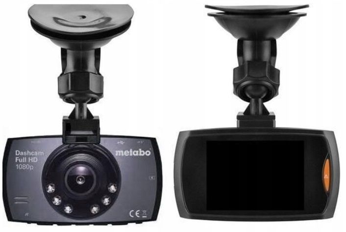 Автомобильный видеорегистратор Metabo Dashcam с креплением