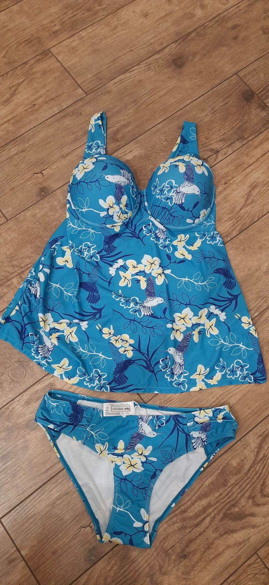 TANKINI CIĄŻOWE 2 częściowe Strój kąpielowy rozm 40 80C NOWE