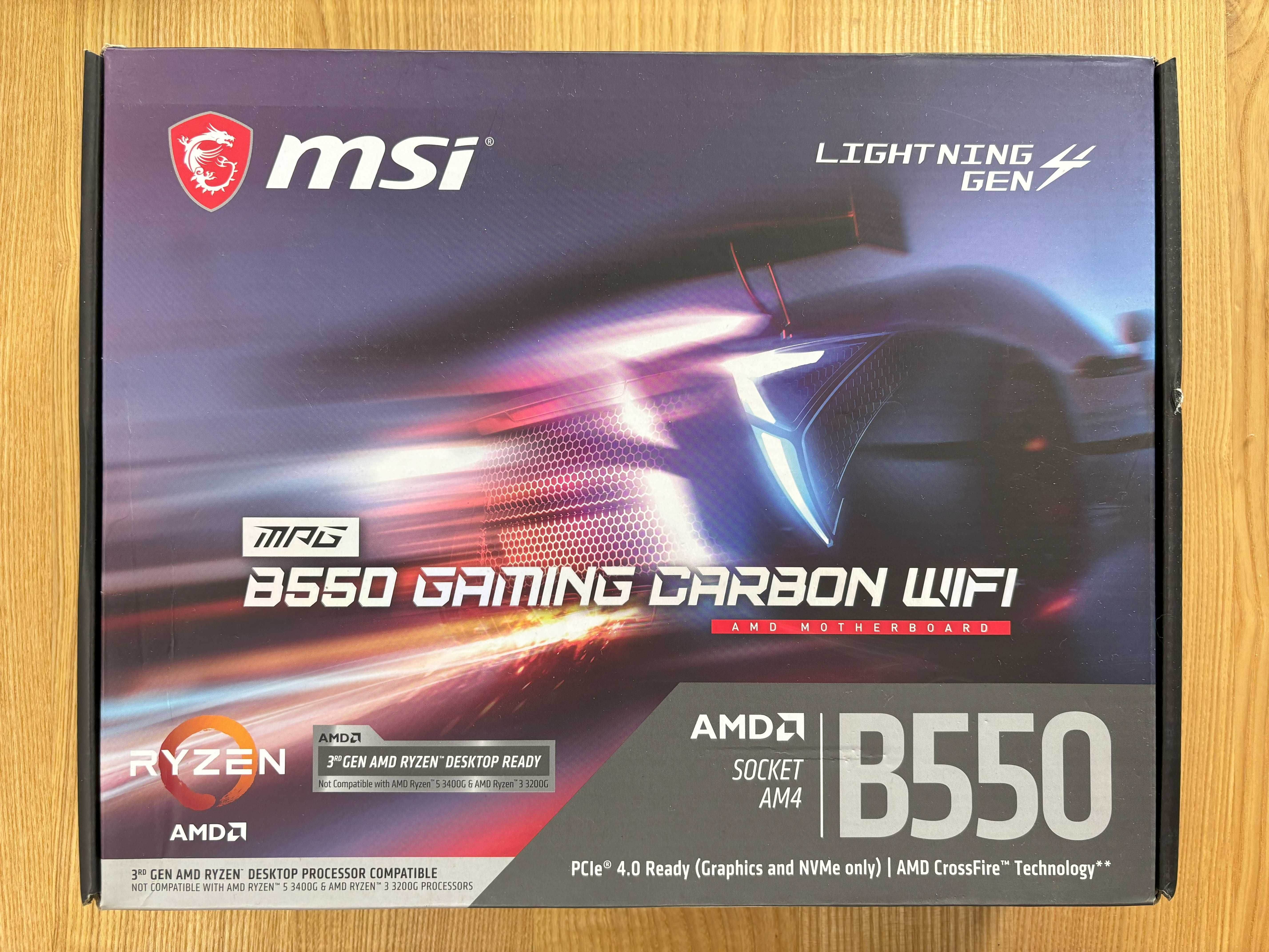 Płyta główna MSI MPG B550 Gaming Carbon WiFi, 32GB DDR4
