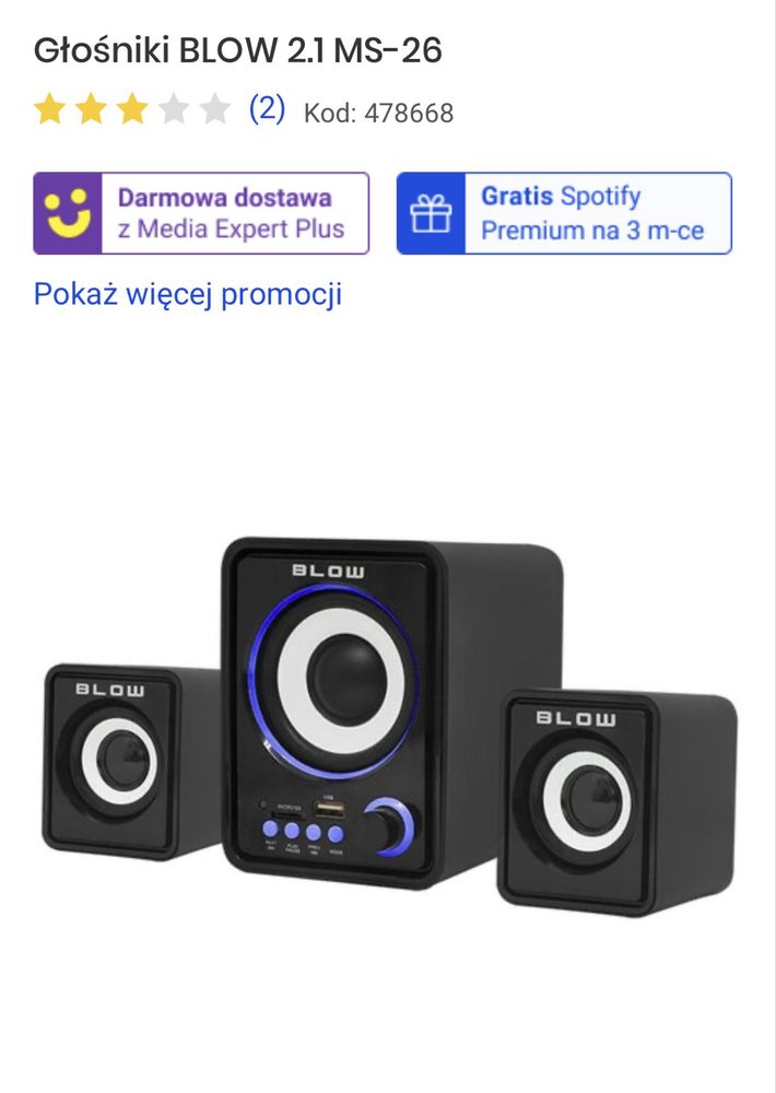 Głosniki 2.1 radio usb bluetooth