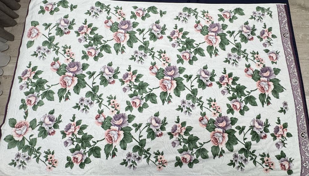 Набор банных махровых полотенец в цветочек ТУРЦИЯ 100% хлопок НОВОЕ