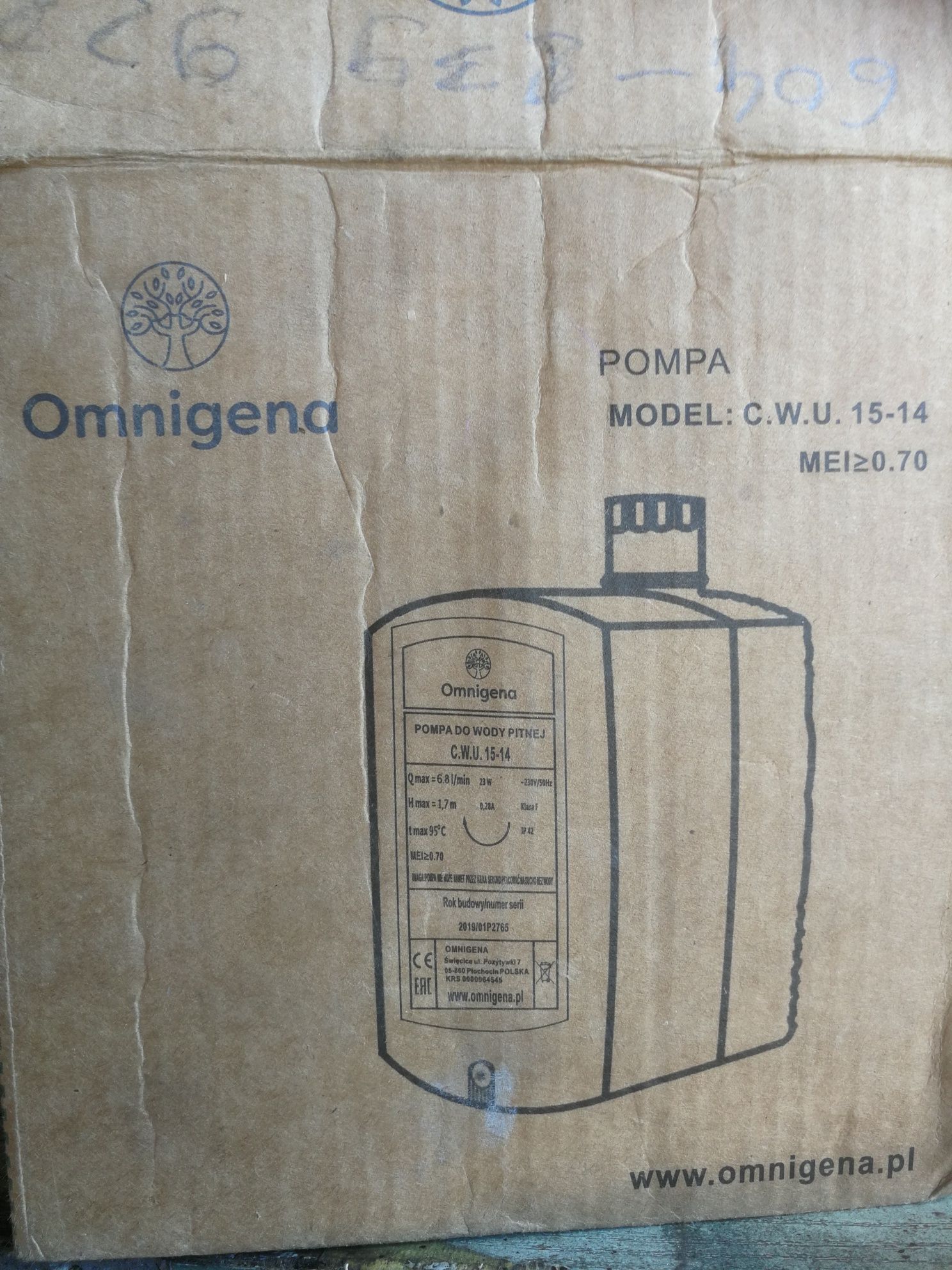 Pompa obiegowa c.w.u