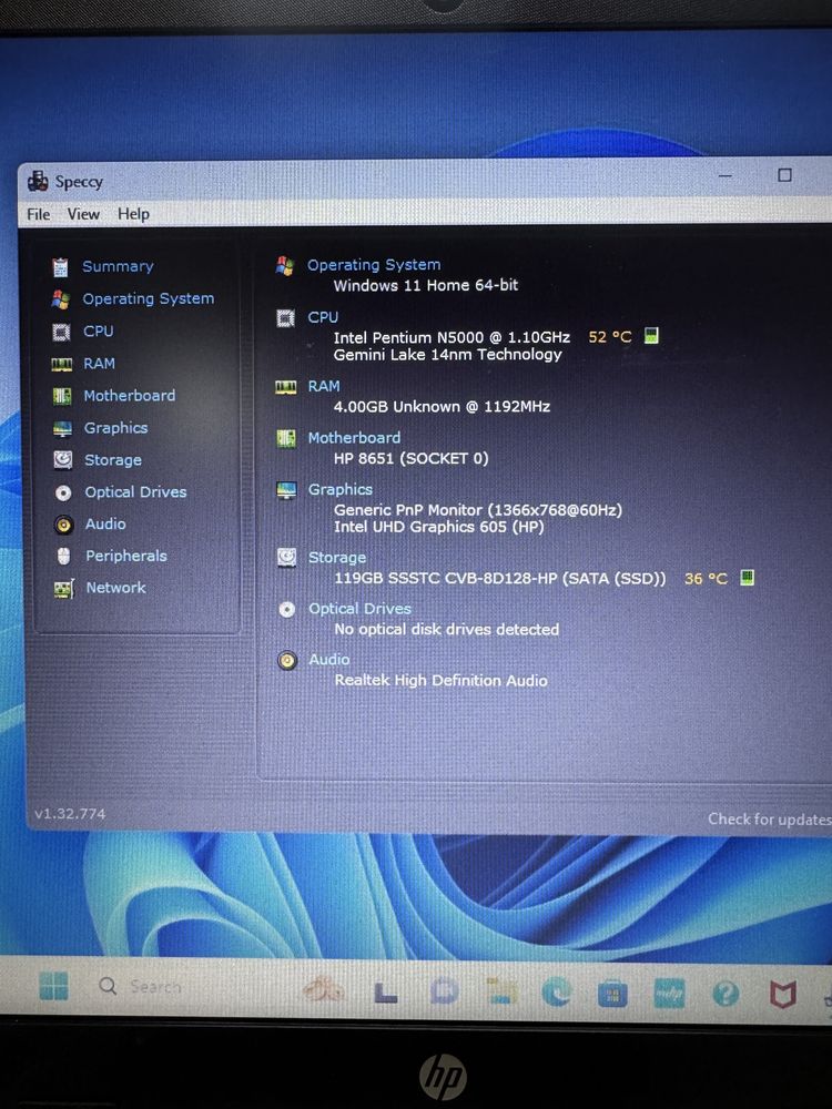 Portátil HP 15s-fq0028na, bom estado