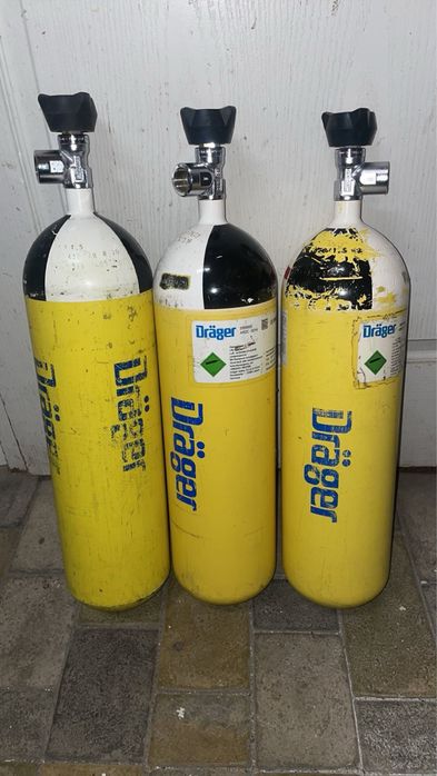 Баллоны Drager 200-300 bar сталь.