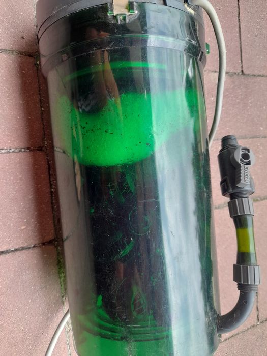 Filtr do akwarium  tanio  z grzałka do 1000 litrów
