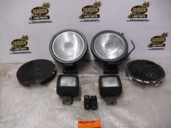 Land Rover Farol Faróis Hella rally 3000 conjunto