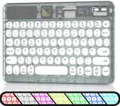 HUOBAO Klawiatura Bluetooth do iPada, bezprzewodowa, QWERTY