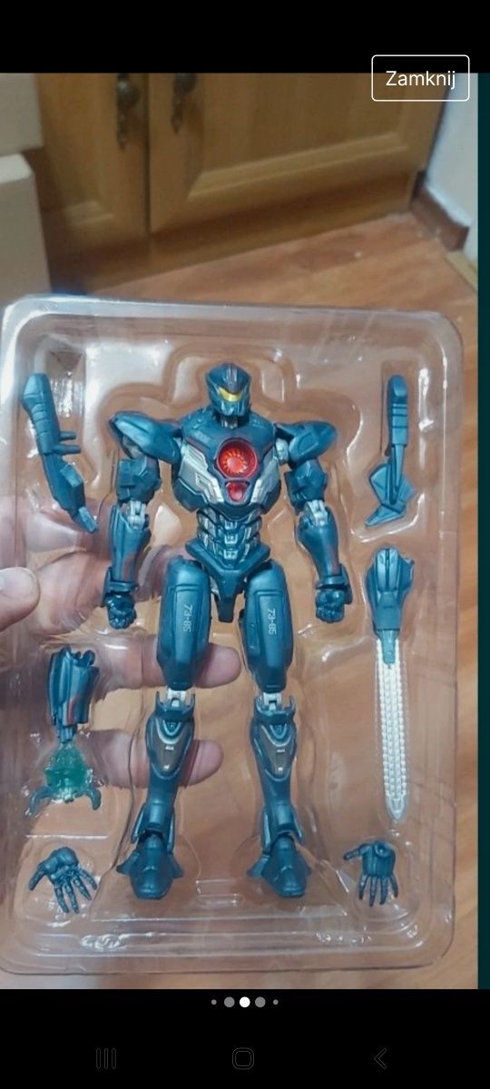 Figurka Pacific Rim Gipsy Avenger akcesoria części ruchome .