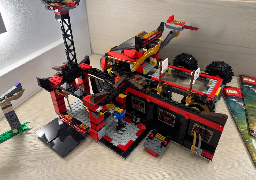 Aktualne. LEGO Ninjago 70750 Ninja DB X Komplet z pudełkiem