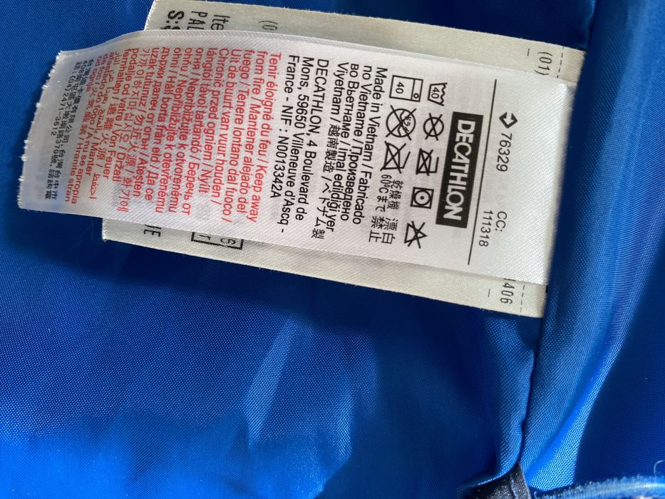 Kurtka zimowa Arpenaz 600 męska QUECHUA rozm S Decathlon