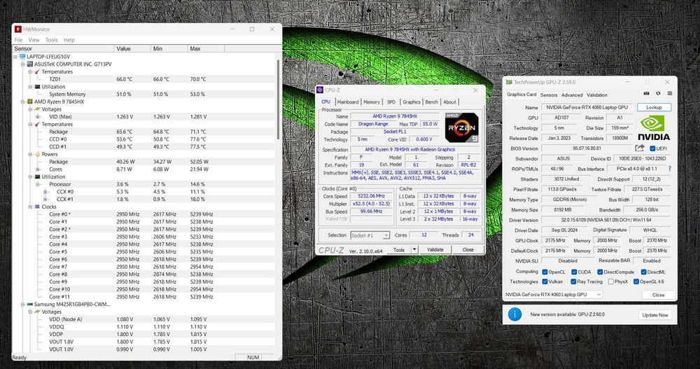 Asus Rog strix G713P R9 7845HX RTX 4060 jak nowy  Nowy