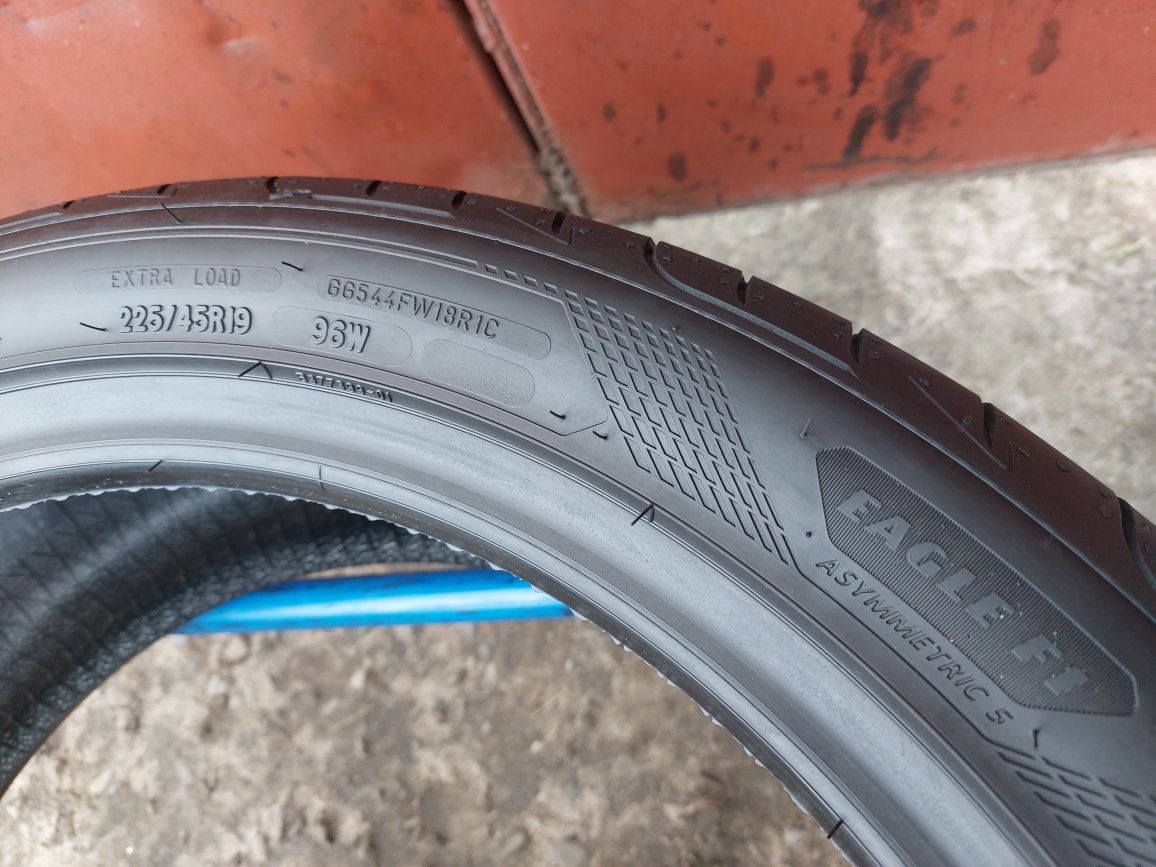 225/45/19 R19 GoodYear Eagle F1 4шт ціна за 1шт літо шини нові