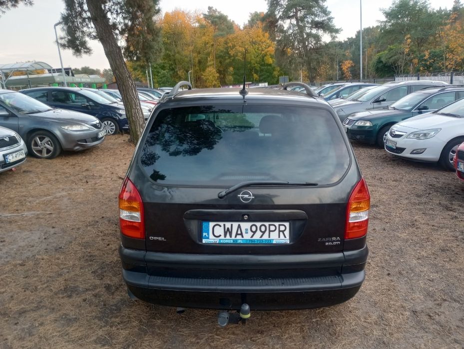 Opel Zafira 2.0D 101KM 2001r * 7 os hak klimatyzacja * TORUŃ