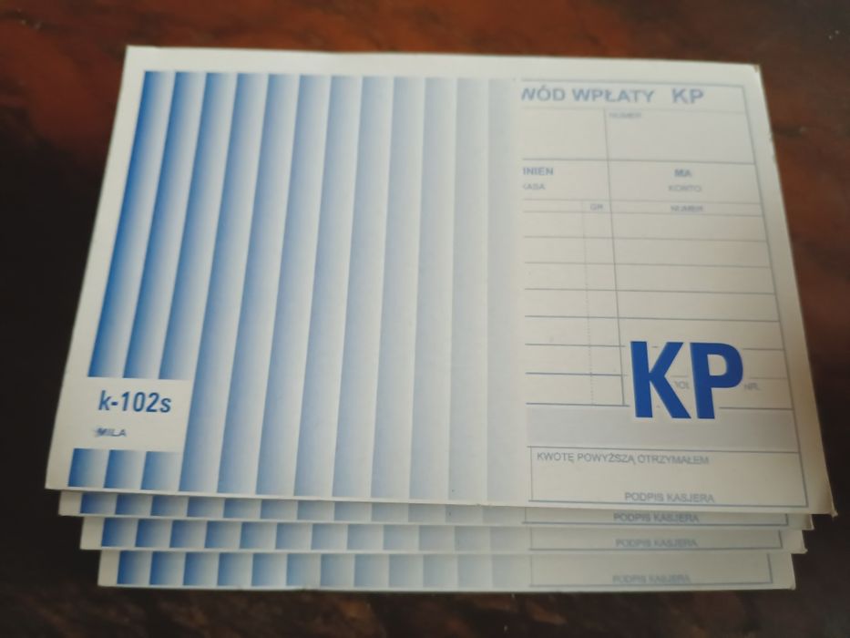 Druki KP samokopiujące