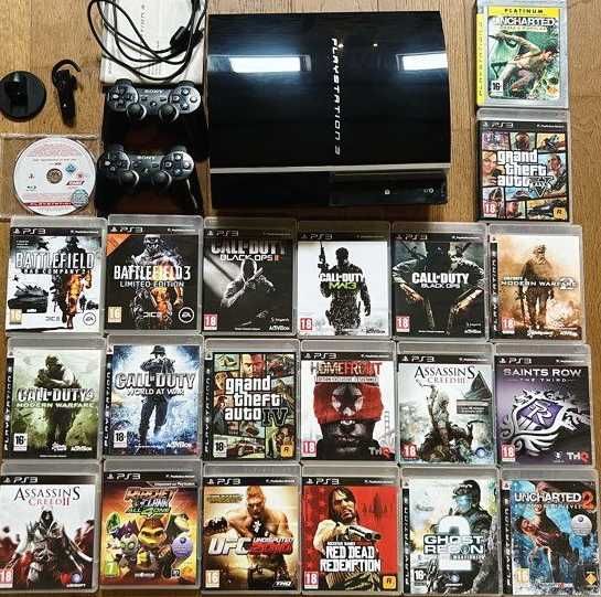 Sony PS3Slim(Лиц.,Online-GTA,NFS,Diablo,CallDuty,GodWar,Fifa)+Movecam!