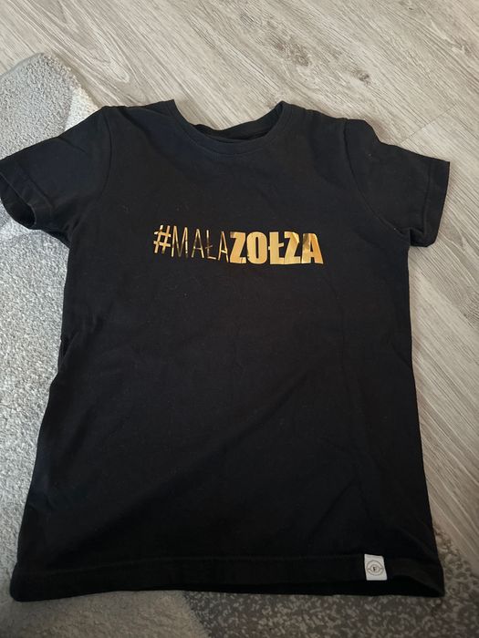 Bluzka top t- shirt MAŁA ZOŁZA rozm 134 stan jak nowa