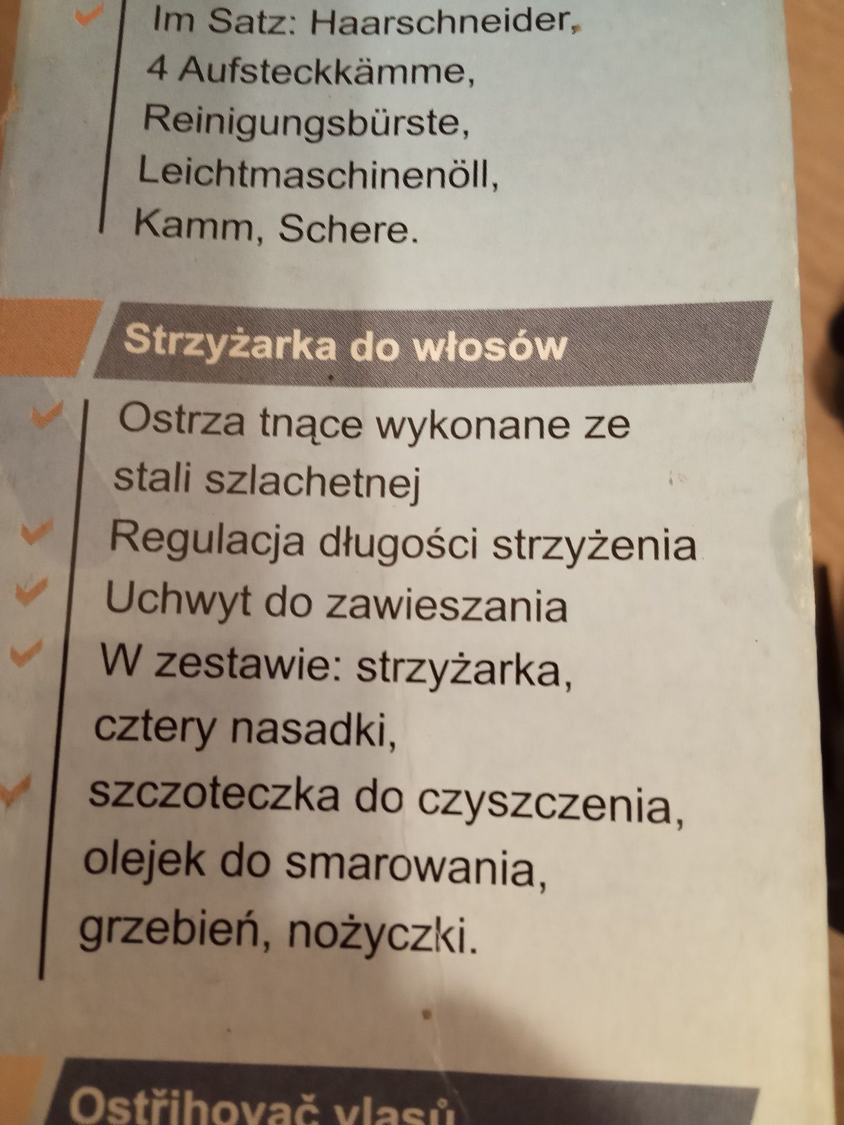 Strzyzarka do włosów sieciowa