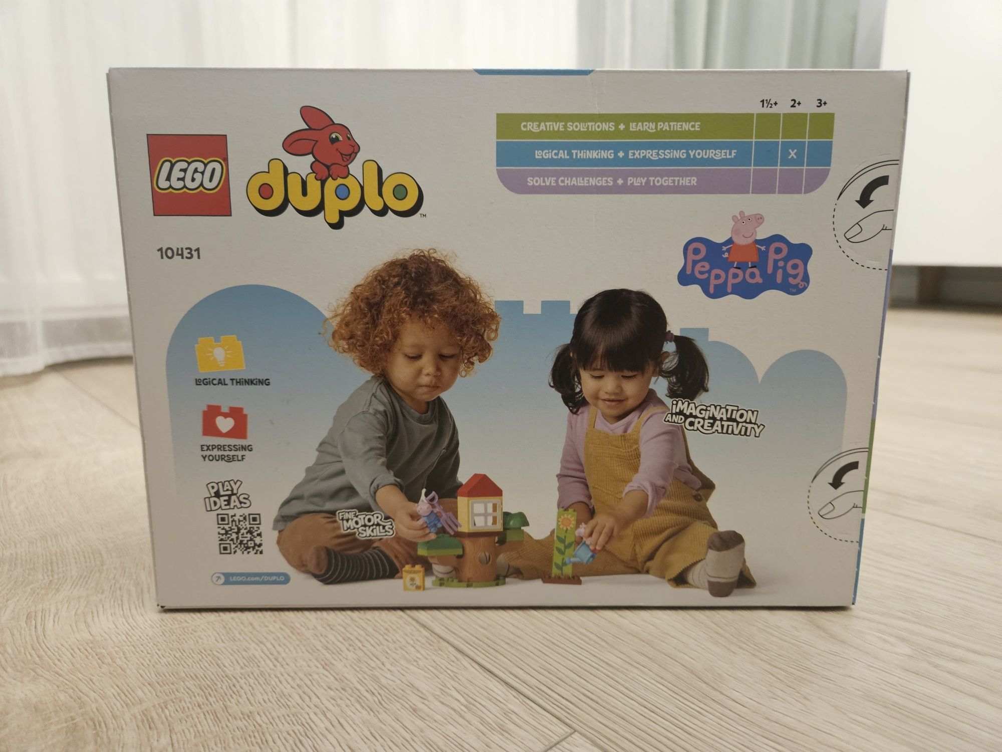 Lego Duplo  Świnka Peppa 10431 ogrod i domek na drzwie