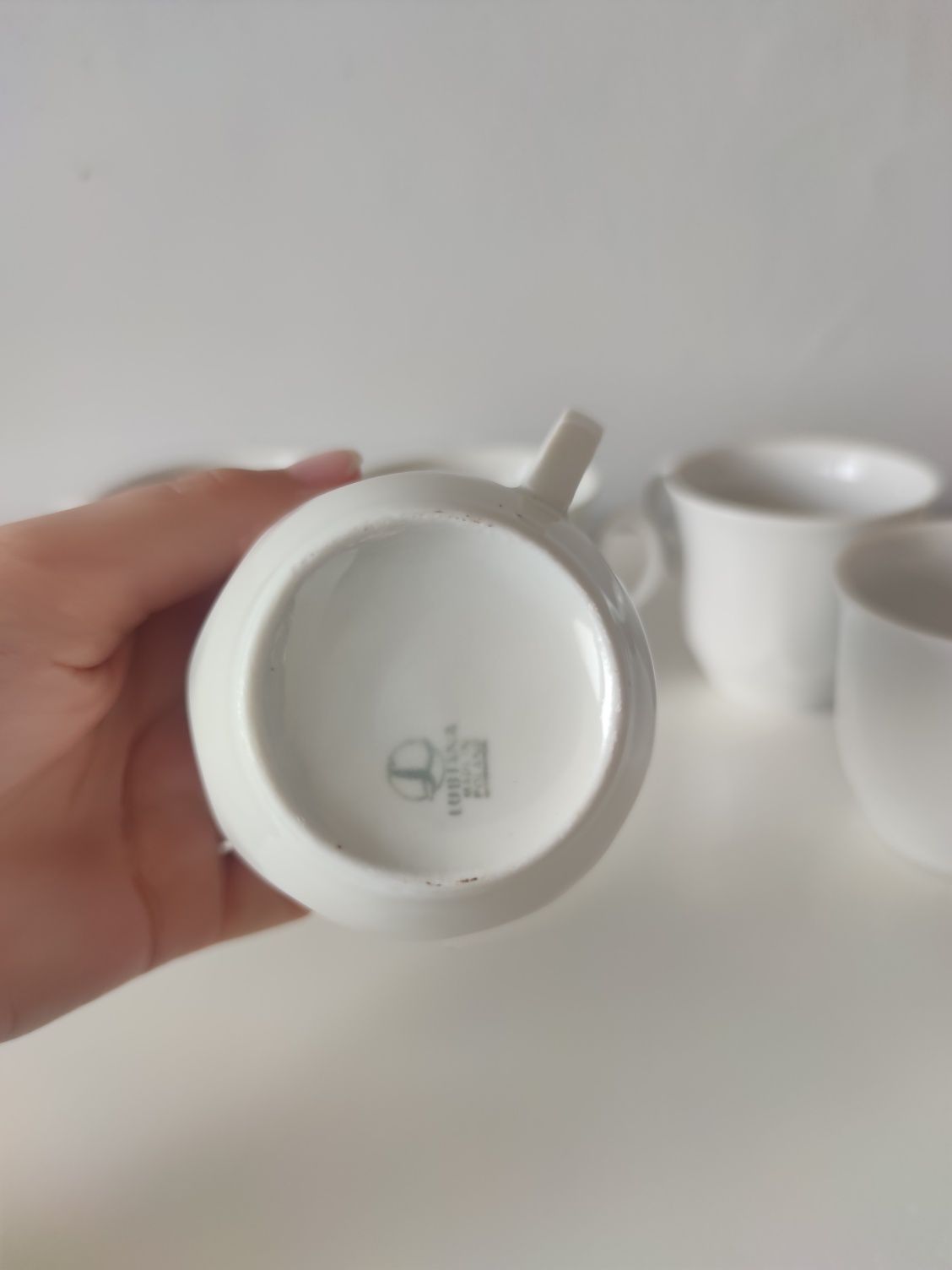 Filiżanki kubki lubiana porcelana prl
