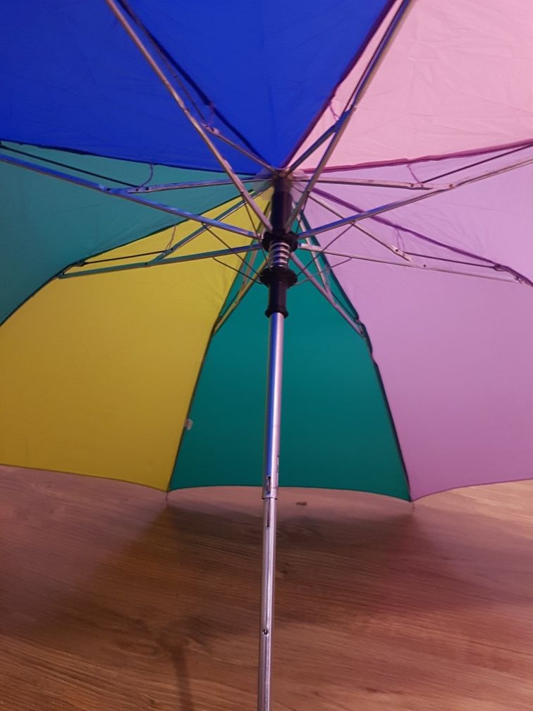 Kolorowa parasolka przeciwdeszczowa