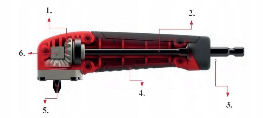 Adapter Kątowy Przekładnia Milwaukee Do Wkrętarki