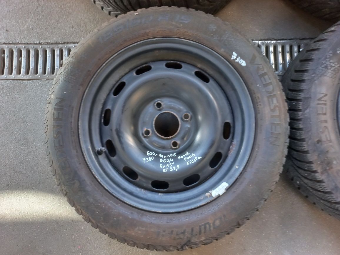 Koła zimowe 15" 4x108 do Ford Focus, Fiesta