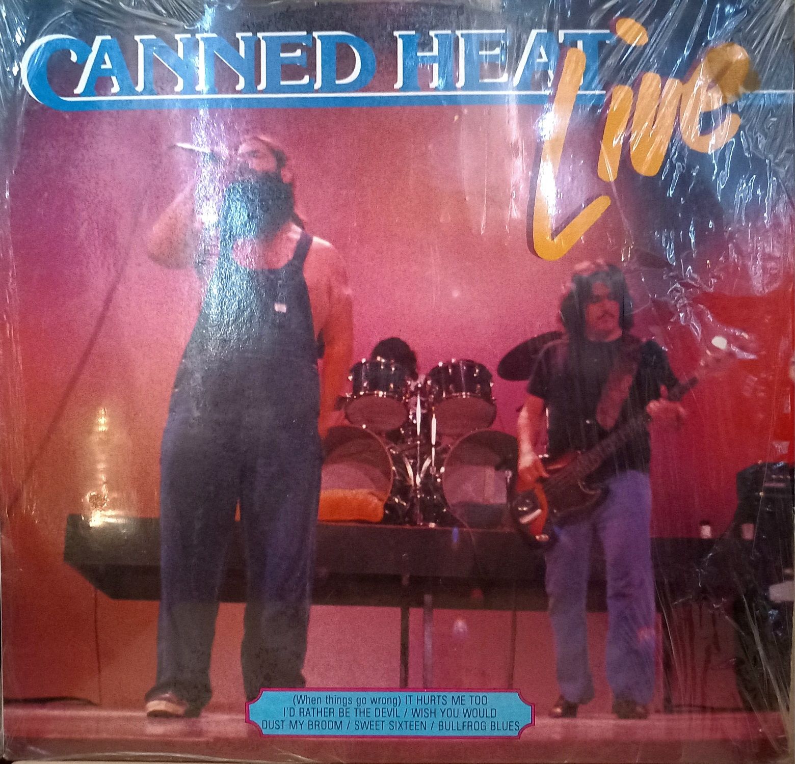 Canned Heat Live LP Winyl Album Stereo Fr EX