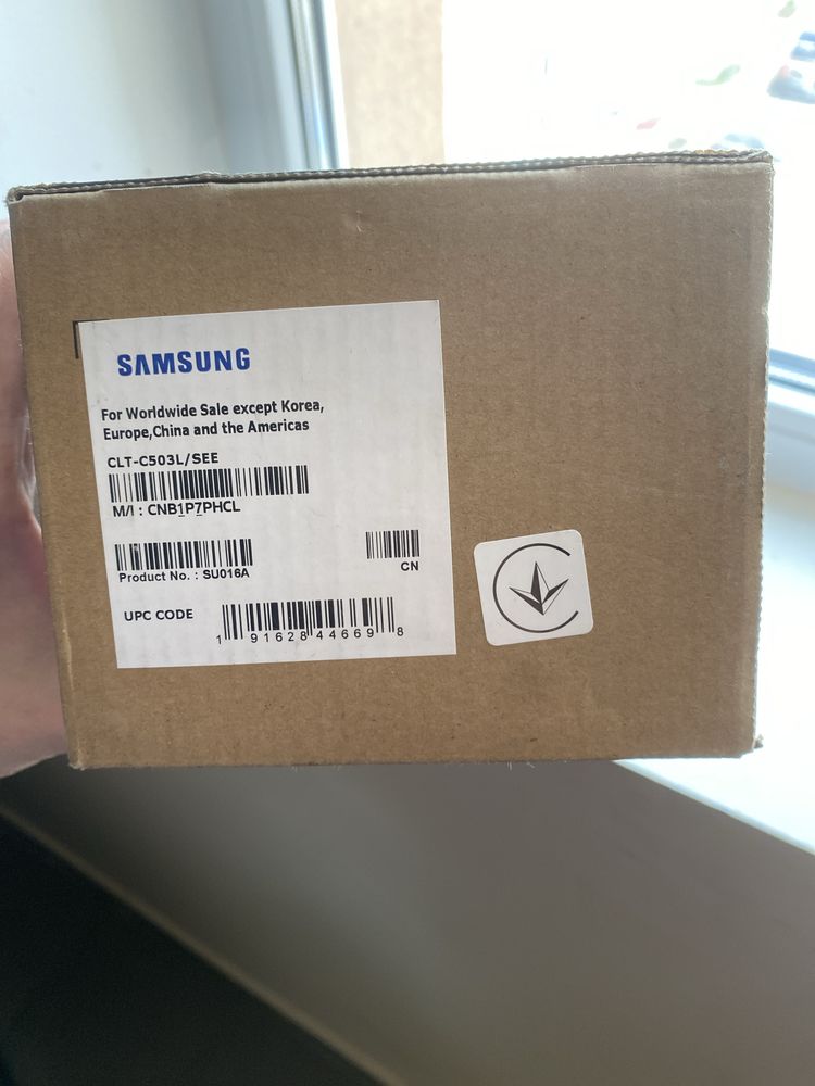 Картридж для Samsung CLT-c503 для моделей c301x c306x Cyan Синій