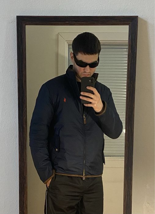 (М) Двусторонняя курточка POLO RALPH LAUREN харингтон jacket бомбер