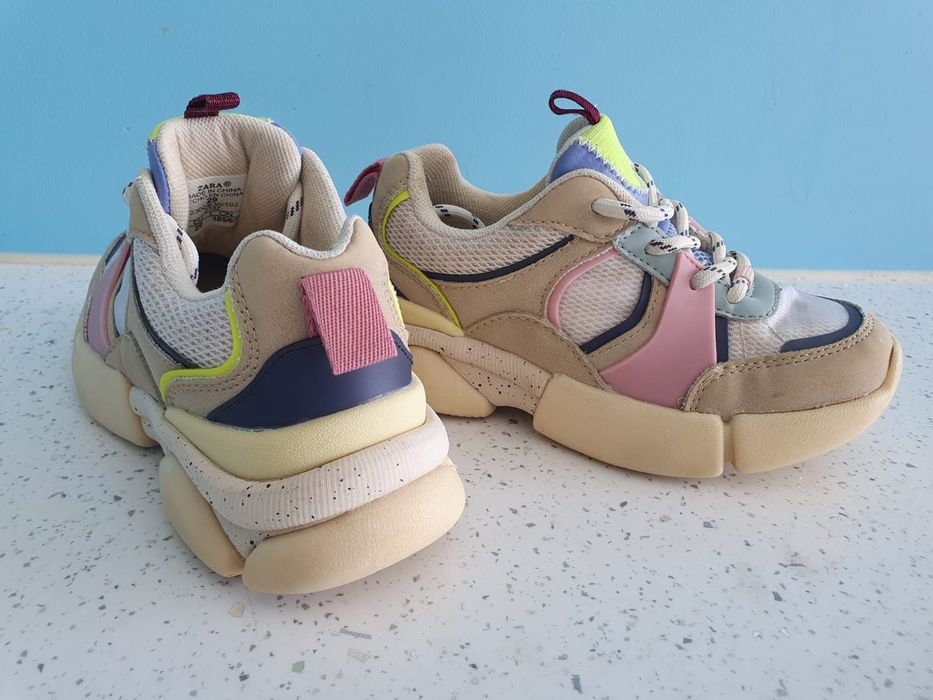 Ténis de menina, sola chunky