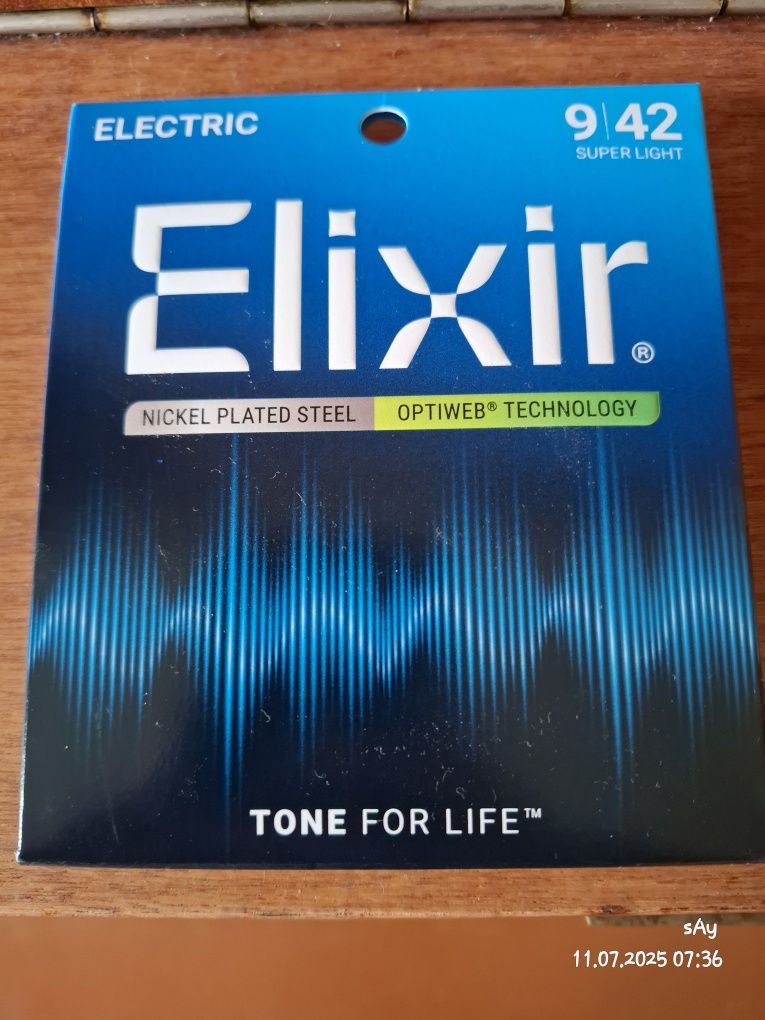 Струни для електрогітари Elixir 9-42