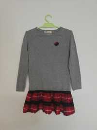 Sweter sukienka tunika r. 110-116 H&M