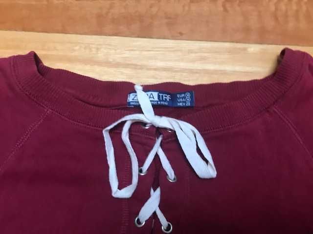 Sweat vermelha da zara