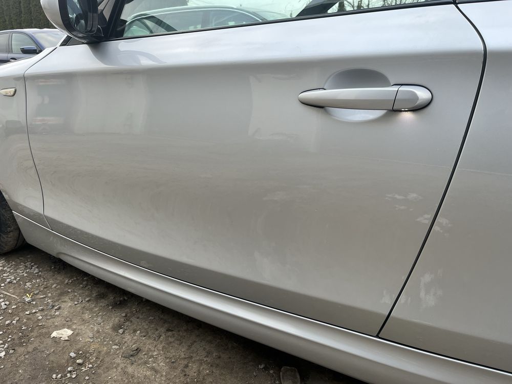 Drzwi bmw e81 e82 e88 lewe prawe titansilber coupe cabrio kpl