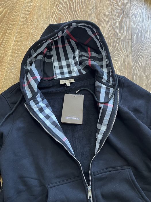 Зіп худі burberry на флісі | кофта барбері худі burberry
