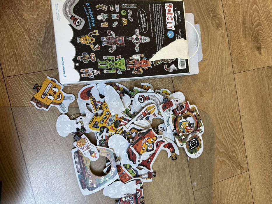 Puzzle roboty kreatywne