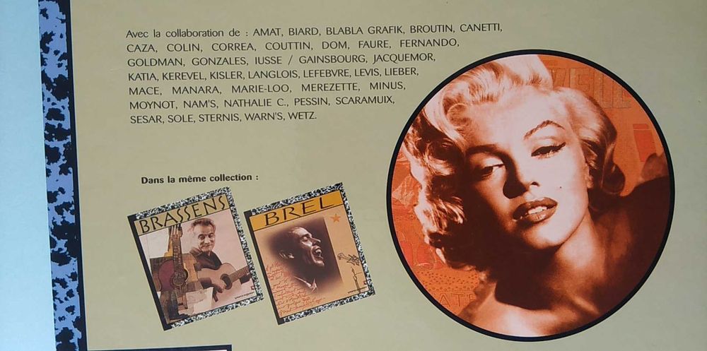MARILYN MONROE em banda desenhada I e II - Giardino, Crepax, etc
